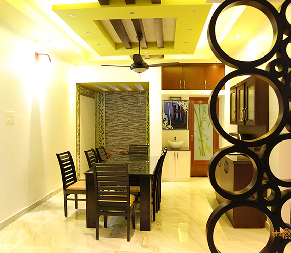 dining room designs - home interior designers in kochi