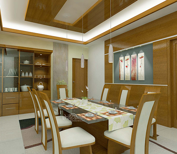 dining room designs - top home interior designers kerala
