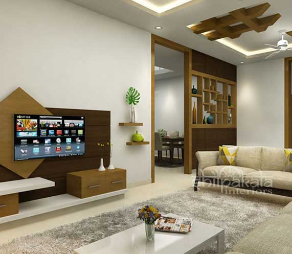 home living room;interior designers thrissur