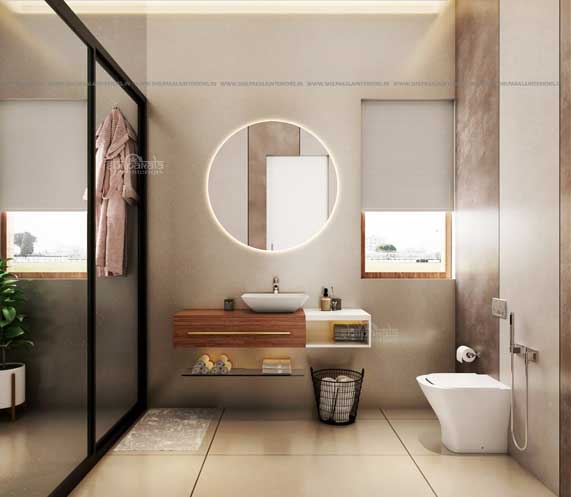 wash basin interior designs kerala