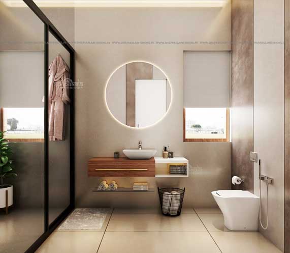 wash basin interior designs kerala