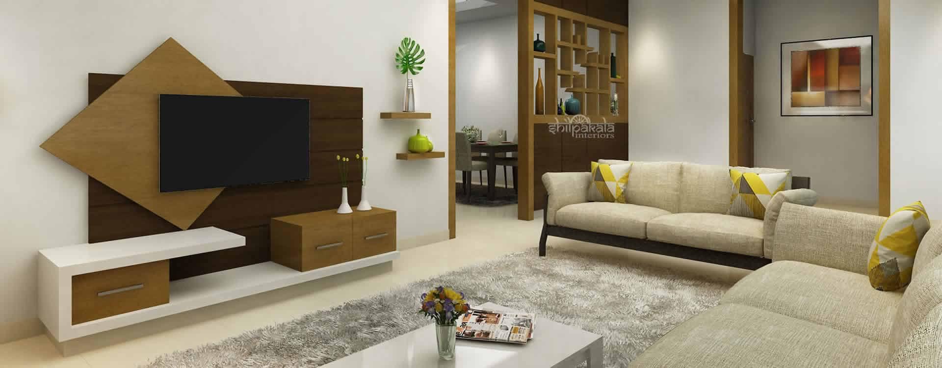 Best Interior Designers in Kerala Flat Home Office 